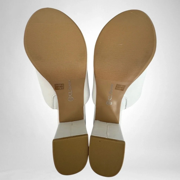 CL by Laundry Get On Platform Heel Sandals in White New in Box size 10 / 41 - Picture 2 of 16